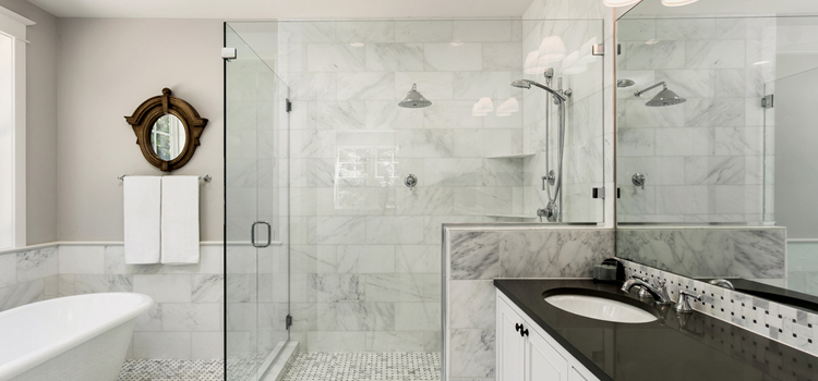 bathroom shower door installation in Gold River